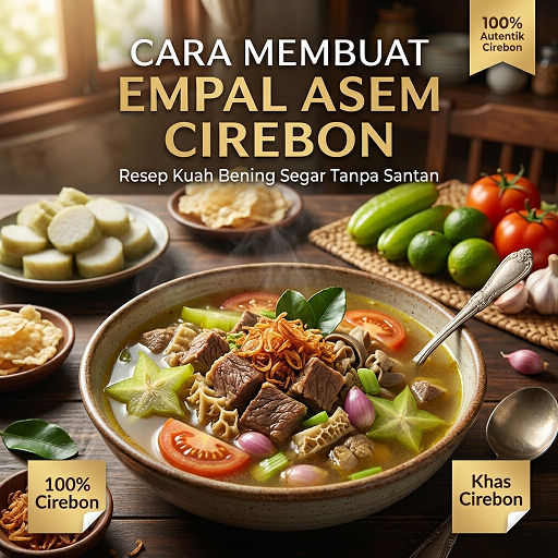 Cara Membuat Empal Asem Cirebon: Resep Kuah Bening Segar Tanpa Santan