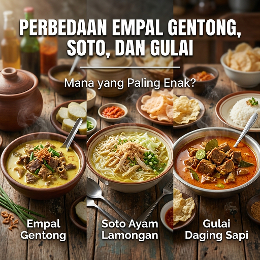 Perbedaan Empal Gentong, Soto, dan Gulai: Mana yang Paling Enak?