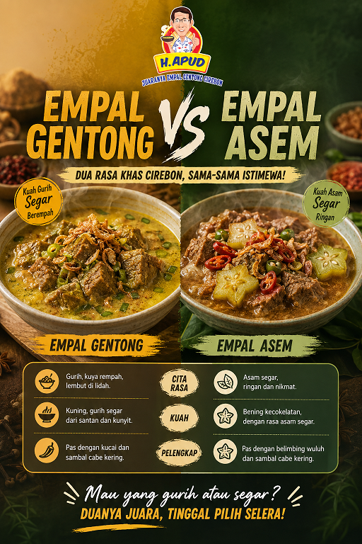 Empal Gentong vs Empal Asem: Apa Bedanya dan Mana yang Lebih Enak?