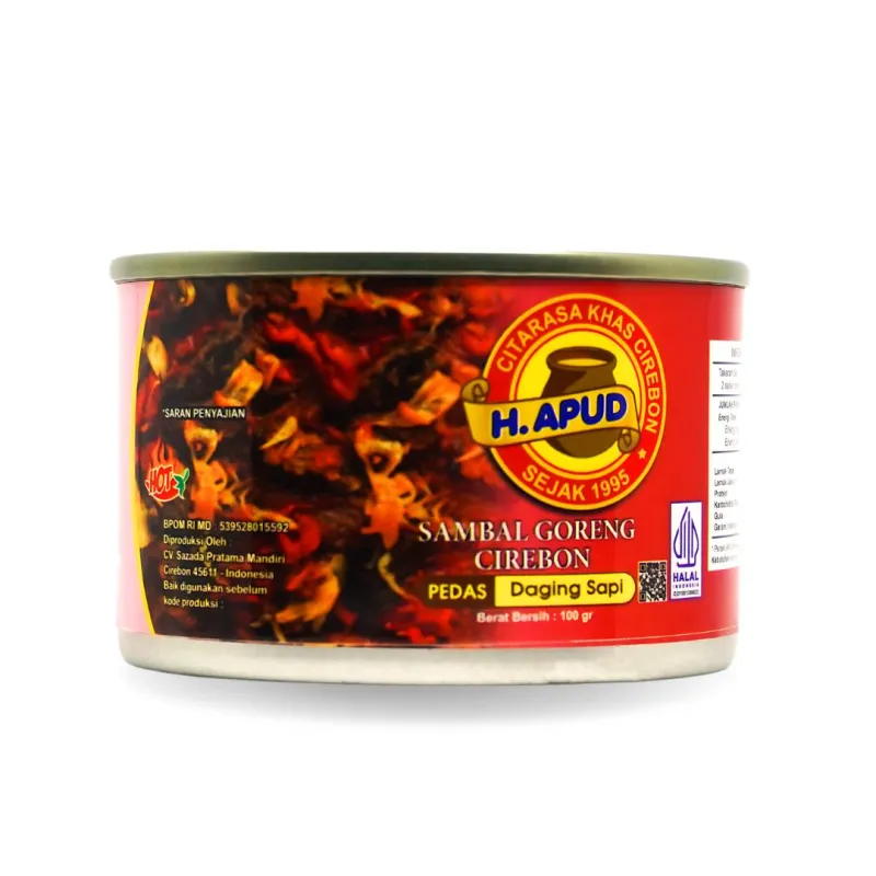 Kaleng Sambal Goreng Cirebon Pedas 100 gram
